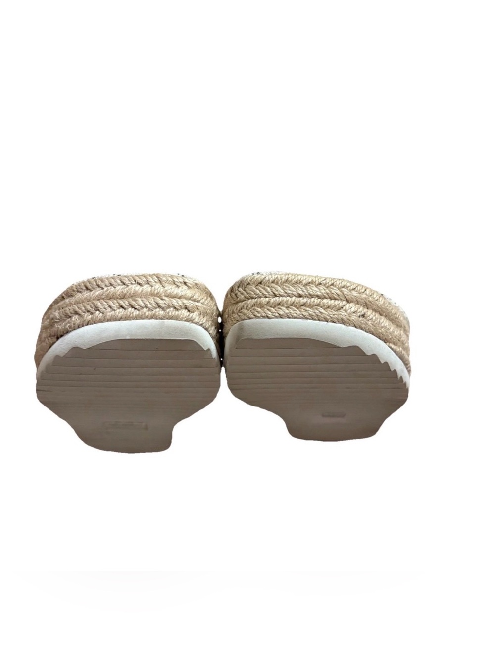 Stuart Weitzman Bandeau Striped Bow Espadrille Sandal Sz 7.5? - Picture 6 of 11